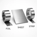 تفاوت بین شیت، فویل و تسمه استیل